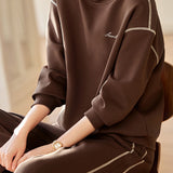 Leisure commuting hoodie set