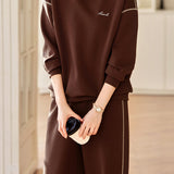 Leisure commuting hoodie set