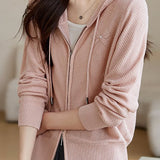 Elegant wool knitted cardigan