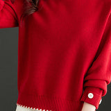 Loose round-neck sweater