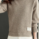 Loose round-neck sweater