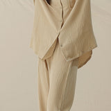 Class A pure cotton double-layer gauze pajamas