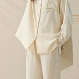 Class A pure cotton double-layer gauze pajamas