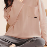 Simple pullover pajamas set