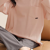 Simple pullover pajamas set