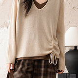 Fashion fake two-piece knitted sweater