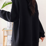 Spliced casual sweatshirt