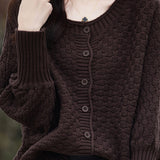 All-match batwing-sleeved cardigan