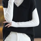 Loose vest sleeveless jacket