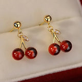 Red Cherry Earrings