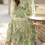 Floral chiffon dress