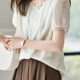 Elegant Puff - sleeve Shirt