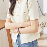 Chanel-Style Short Sleeve Jacket