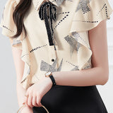 Korean Style Chiffon Slimming Shirt