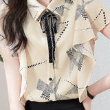 Korean Style Chiffon Slimming Shirt