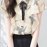 Korean Style Chiffon Slimming Shirt