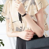 Korean Style Chiffon Slimming Shirt