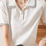 French Elegant Polo Shirt