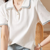 French Elegant Polo Shirt