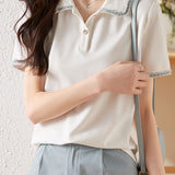 French Elegant Polo Shirt