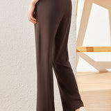 Casual Straight-Leg Pants