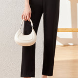 Casual Straight-Leg Pants