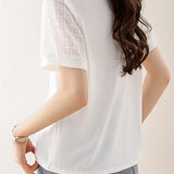 Fashionable V-Neck Short Sleeve