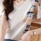 V-Neck Short Sleeve T-Shirt