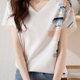 V-Neck Short Sleeve T-Shirt