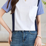 Striped Color Block T-Shirt