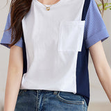 Striped Color Block T-Shirt