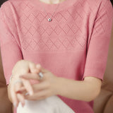 Knit Short Sleeve Top