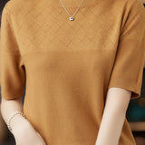 Knit Short Sleeve Top