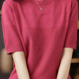 Knit Short Sleeve Top