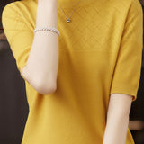 Knit Short Sleeve Top