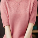 Knit Short Sleeve Top