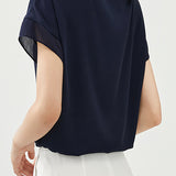 Fashionable Chiffon Short Sleeve Top