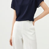 Fashionable Chiffon Short Sleeve Top