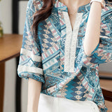 Lightweight Lace Trim Shirt