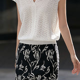 Jacquard Knit Top