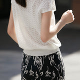 Jacquard Knit Top