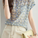 Casual floral T-shirt