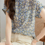 Casual floral T-shirt