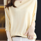 Casual Batwing Sleeve T-Shirt