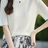 Minimalist Waffle Knit Top