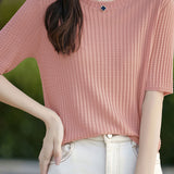 Minimalist Waffle Knit Top