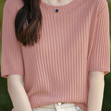 Minimalist Waffle Knit Top