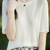 Minimalist Waffle Knit Top