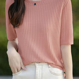 Minimalist Waffle Knit Top