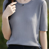 Minimalist Waffle Knit Top